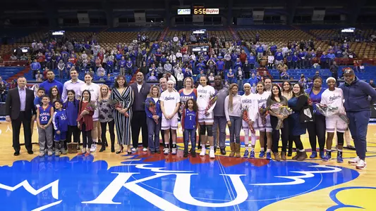 Jayhawks fall to West Virginia on Senior Night Image