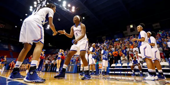 KU Wraps Up Exhibition Play With Emporia State Image