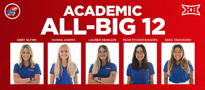Five Jayhawks Named Academic All-Big 12 Image