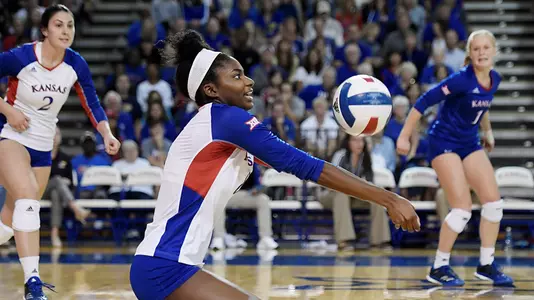 No. 12 Kansas volleyball returns to action at TCU Image