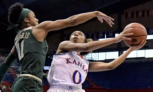 Second half surge pushes No. 7 Texas past Kansas, 79-62 Image
