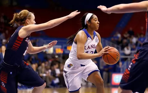 Jayhawks Fall at No. 3 Texas In Big 12 Opener, 60-46 Image