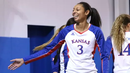 Six Jayhawks earn Academic All-Big 12 Volleyball honors Image
