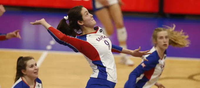 Jayhawks Sweep Red Wolves With Well-Rounded Performance Image