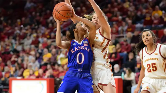 Kansas drops regular season finale at No. 19 Iowa State Image