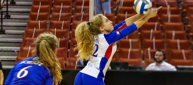 Jayhawks Drop Second Match to Longhorns Image