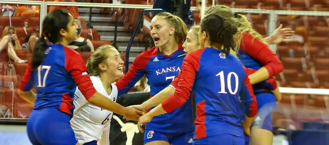 Kansas Falls To Texas In Opening Match Image