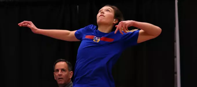 Kansas Tops Wichita State in Four Sets Image