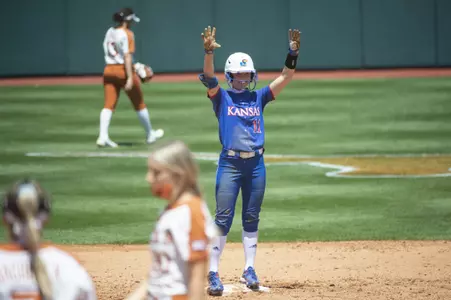Jayhawks Rally but Fall to No. 9 Texas, 10-8 Image