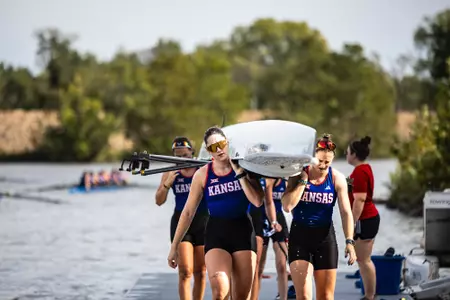 CITY, ST - September 27, 2024 - \SPORT during GAME between Kansas and OPPONENT AT ARENA/STADIUM in CITY, ST. Photo by Jason Glassberg/Kansas Athletics