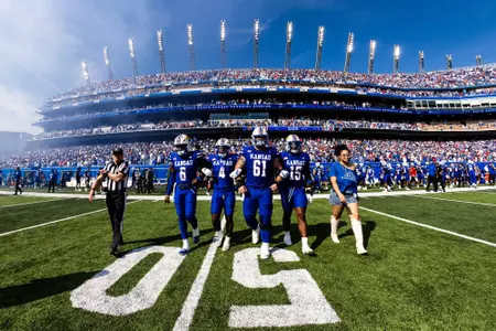 Kansas Captains David Booth Kansas Memorial Stadium