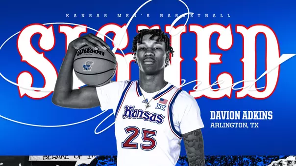 Davion Adkins signing graphic