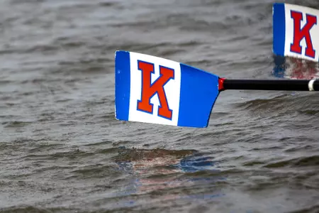 LAWRENCE, KS - September 27, 2024 - The Kansas Jayhawks Rowing team during the Battle of the Boathouse in Lawrence, KS. Photo by Jason Glassberg/Kansas Athletics