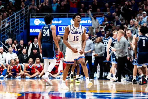 Bryson Tiller Scores 21, Darryn Peterson Adds 20; No. 14 Kansas Beats No. 13 BYU 90-82