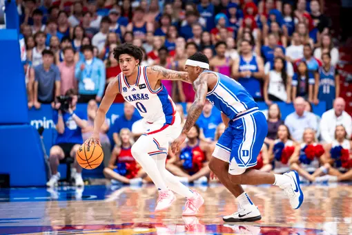 No. 17 Kansas Falls to No. 2 Duke in State Farm Blue Blood Classic