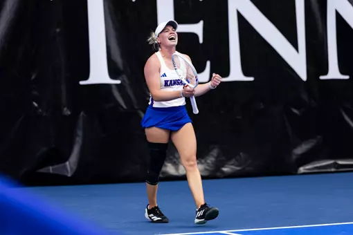 Kansas Tennis Sweeps No. 74 Colorado Sunday Afternoon