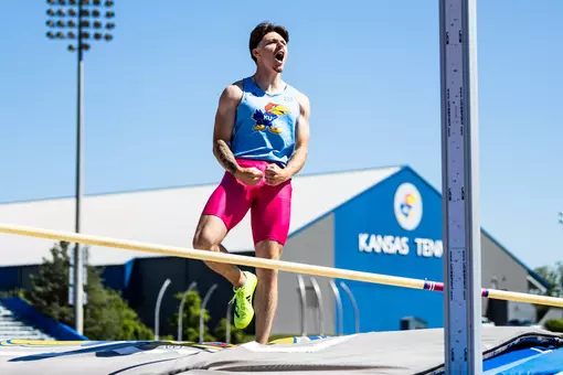 Anthony Meacham 5.81 Photo by Arun Halder/Kansas Athletics