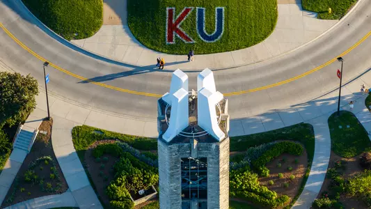 Spring and Summer aerials on the Lawrence campus
