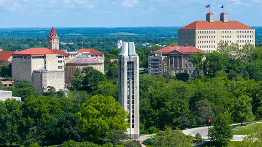 Spring and Summer aerials on the Lawrence campus
