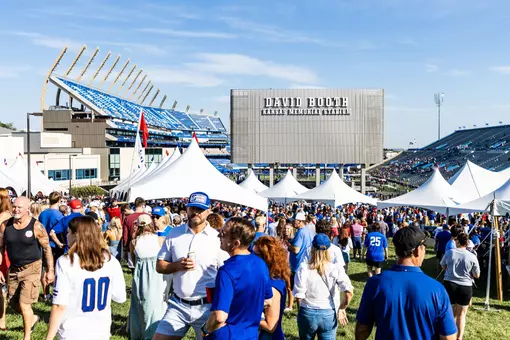 David Booth Kansas Memorial Stadium Tailgate
