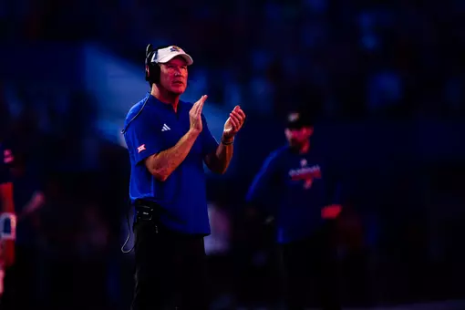 Lance Leipold || Aiden Droge/Kansas Athletics