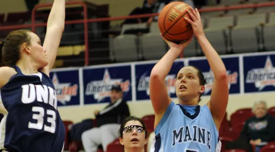 Tanna Ross Notches Career-High 27 Points in Black Bears' Loss to Kansas Image