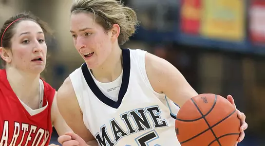 Holy Cross Capitalizes on Late Maine Scoring Drought Image