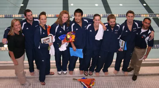 Black Bears Swim Against Bowdoin on Senior Day at Wallace Pool Image