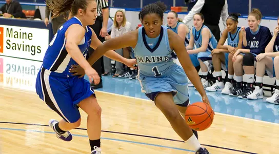 Women's Basketball Falls at Binghamton Image