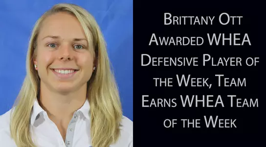 Ott, Black Bears Honored by Hockey East Image