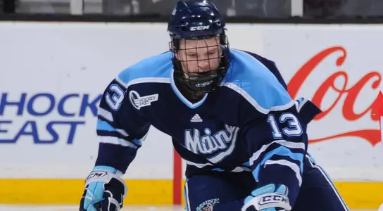 Abbott Leads Maine Past Vermont with Three Goals and Two Assists Image