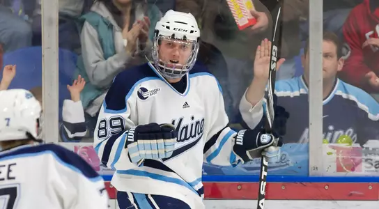 Nyquist Notches First Career Hat Trick, but Black Bears Fall to New Hampshire Image