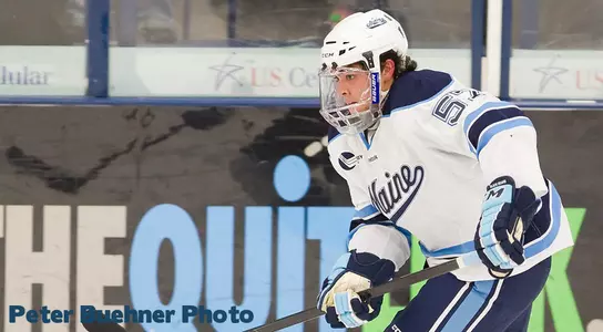 Mangene's Overtime Game-Winner Lifts Maine Past #3 Boston College 4-3 Image