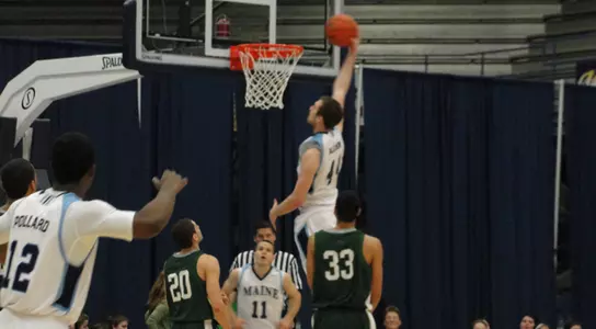 Allison's Double-Double Leads Men's Basketball to 67-59 Win Over Binghamton Image