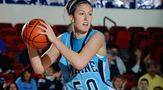Baranowski Tallies Career-High 20 Points as Maine Downs Binghamton 48-47 Image
