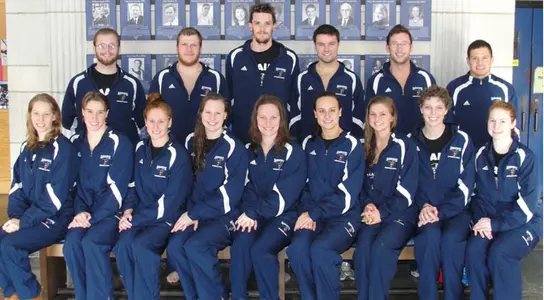 Women's Swimming Defeats Boston College; Men Fall to Eagles Image