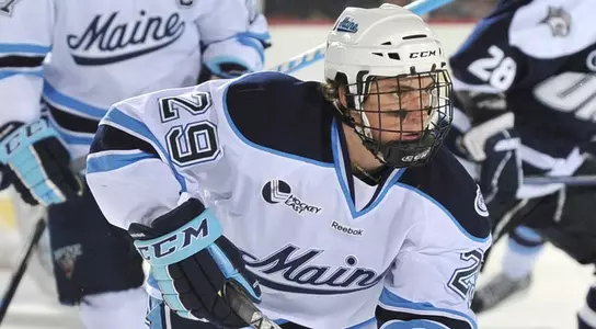 Providence Nips Maine 3-2 in Men's Ice Hockey Image