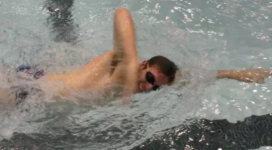Men's Swimming Opens Season with Win; Women Fall at URI Image