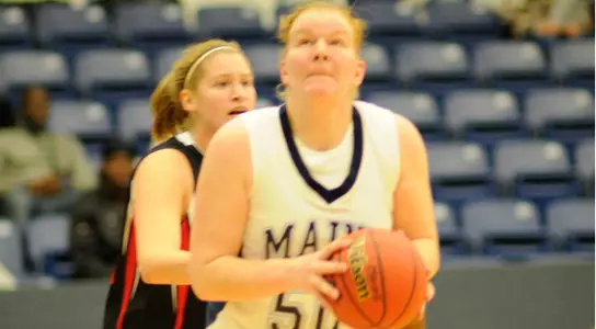 Second Half Surge Powers Women's Basketball Past New Brunswick Image