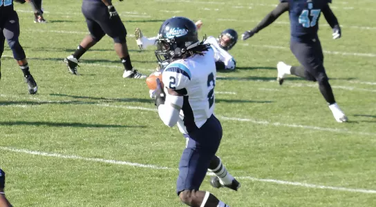 Football Defeats Rhode Island in Season Finale 55-6 Image