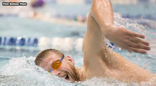Men's and Women's Swimming & Diving Both Third After Day One of URI Invitational Image