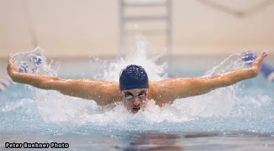 Swimming Competes in Dual Meet Against Boston College and Liberty Image