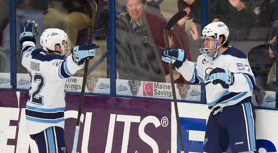 Higgins Lifts Maine Past Alabama-Huntsville in Overtime Image