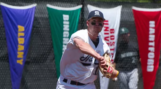 Baseball Picks up Win at Bryant, 5-3 Image