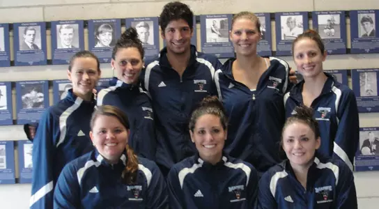 Swimming & Diving Compete Against Bowdoin; Capossela Sets Pair of Diving Records Image