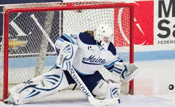 Meghann Treacy named Hockey East Defensive player of the week. Image