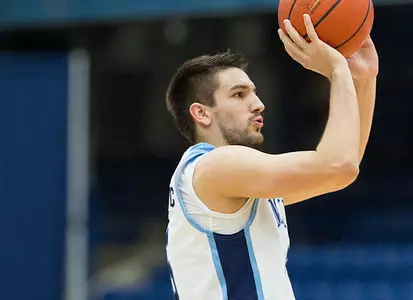 Valjarevic Shines As Men's Basketball Defeats McGill, 83-57 Image
