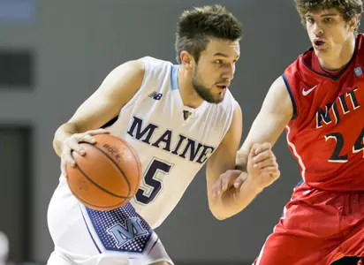 Valjarevic and Gloger Pace Black Bears But Maine Falls to Big Green, 81-56 Image