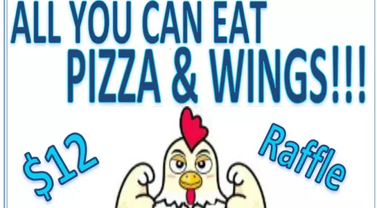 All You Can Eat Pizza and Wings Fundraiser Image