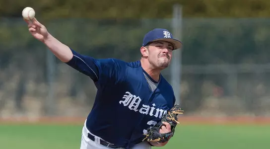 Lawrence Two-Hitter Leads Maine to 7-0 Victory in America East Opener Image